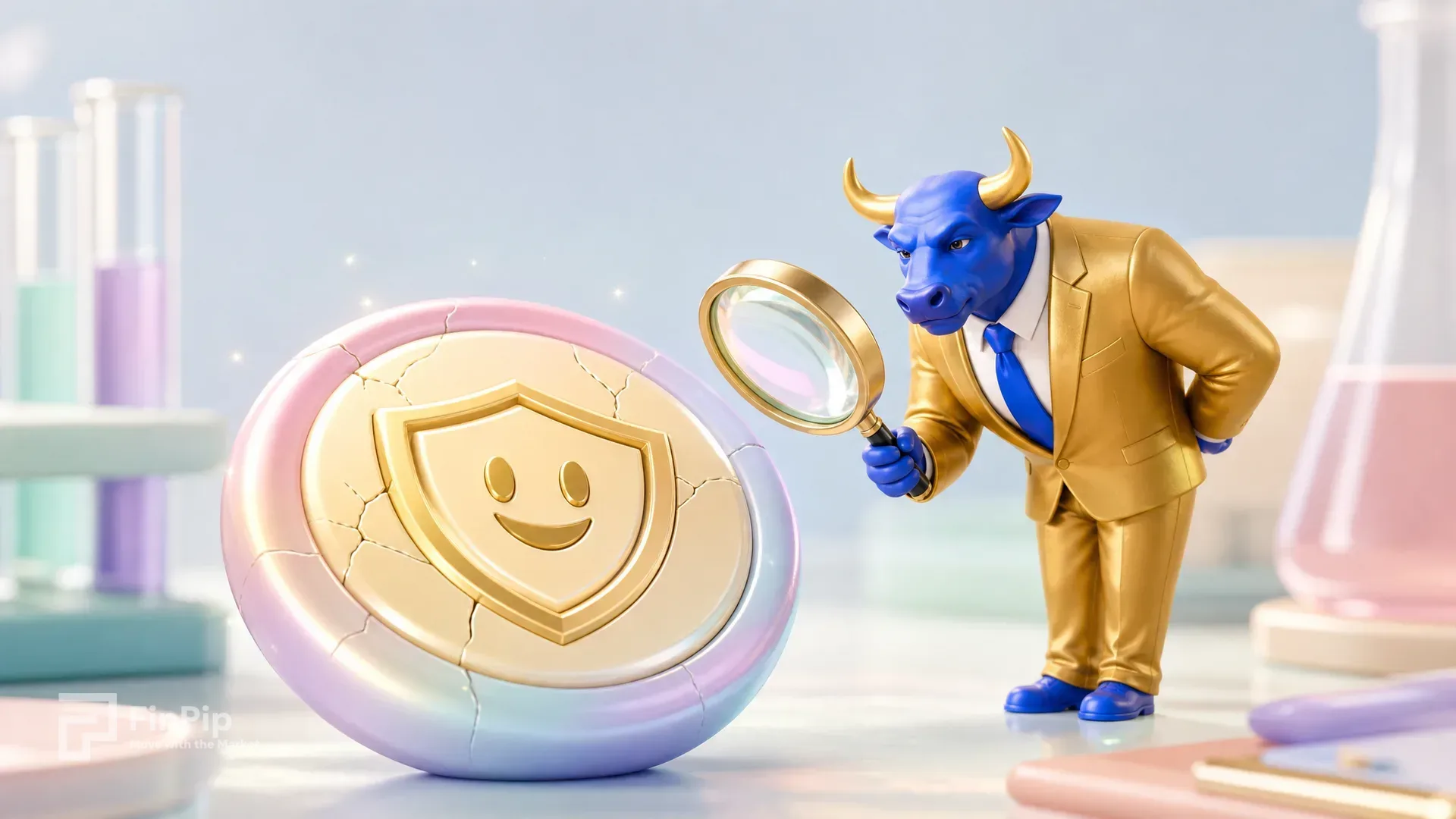 Illustration representing warning signs of a forex broker scam