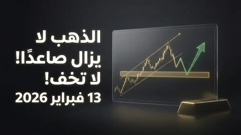 تحليل الذهب اليومي 13 فبراير 2026 (الجمعة)