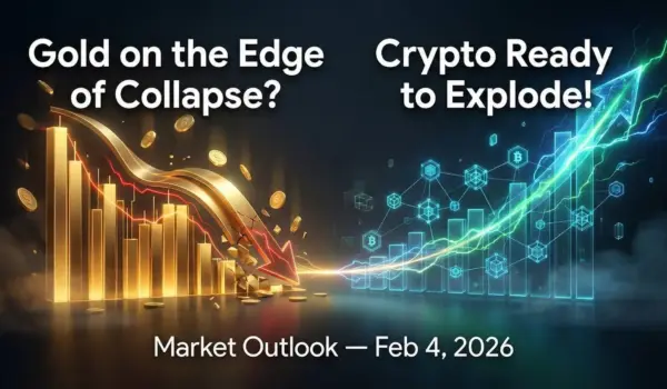 correct e29c85 gold on the edge of a crash crypto ready to explode feb 4 2026 f09f9aa8f09f9389f09f9a80
