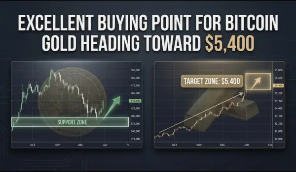 correct e29c85 perfect bitcoin buy zone gold heading toward 5400 feb 11 2026 f09f9a80f09f9388